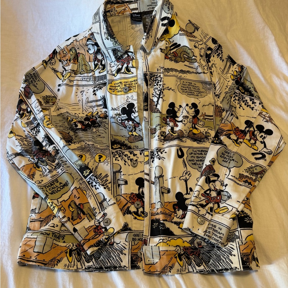 Disney Comic Strip Jean Jacket